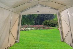 Delta Canopy Carport 24'x13' Grey/White Carports