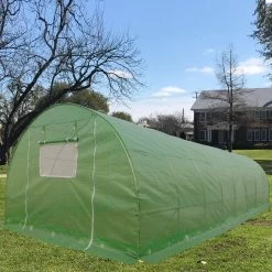 Delta Canopy Greenhouse 26'x10' (B2) - Round Top Walk-in Nursery Greenhouses