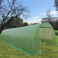 Delta Canopy Greenhouse 26'x10' (B2) - Round Top Walk-in Nursery Greenhouses
