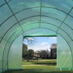Delta Canopy Greenhouse 26'x10' (B2) - Round Top Walk-in Nursery Greenhouses