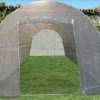 Delta Canopy Greenhouses Greenhouse 26'x12' + Sun Shade Cover - Round Top