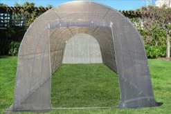 Delta Canopy Greenhouses Greenhouse 26'x12' + Sun Shade Cover - Round Top