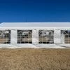 Deltacanopy PE Party Tent 26'x13' - White PE/Polyester Party Tents