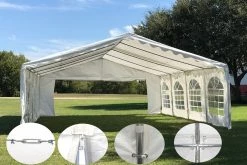 Delta Canopy Party Tents Budget PE Party Tent 26'x20' With Waterproof Top 11 Delta Canopy Party Tents Budget PE Party Tent 26'x20' With Waterproof Top
