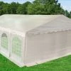 Delta Canopy PE Party Tent 26'x20' With Waterproof Top - White