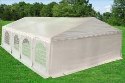 Delta Canopy PE Party Tent 26'x20' With Waterproof Top - White