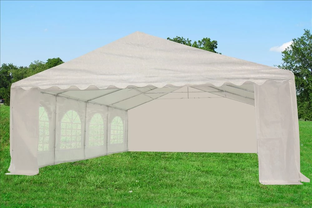 Delta Canopy PE Party Tent 26'x20' With Waterproof Top - White 2 Delta Canopy PE Party Tent 26'x20' With Waterproof Top - White