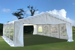Delta Canopy Party Tents Budget PVC Party Tent 26'x20' - White