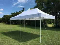 Delta Canopy F/S Model 10'x20' White - Pop Up Tent Pro With Solid Walls Pop Up Tents