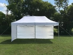 Delta Canopy F/S Model 10'x20' White - Pop Up Tent Pro With Solid Walls Pop Up Tents