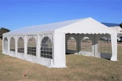 Delta Canopy Party Tents PE Party Tent 32'x16' With Waterproof Top - White