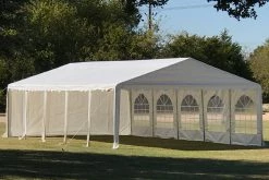 Delta Canopy Party Tents PE Party Tent 32'x16' With Waterproof Top - White