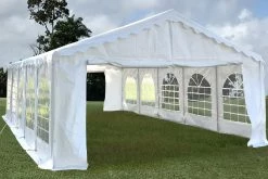 Delta Canopy Budget PVC Party Tent 32'x16' - White