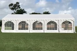 Delta Canopy Budget PVC Party Tent 32'x16' - White