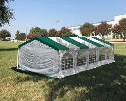 Deltacanopy Party Tents Budget PVC Party Tent 32'x16' - Blue, Green, Red, Sand, Yellow