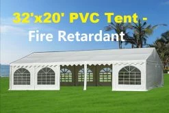 Delta Canopy PVC Party Tent 32'x20' (FR) - Fire Retardant! Party Tents