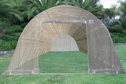 Delta Canopy Greenhouses Greenhouse 33'x13'+Sun Shade Cover