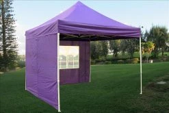 Delta Canopy Pop Up Tents E Model 10'x10' Purple - Pop Up Tent