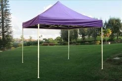 Delta Canopy Pop Up Tents E Model 10'x10' Purple - Pop Up Tent