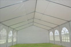 Delta Canopy PE Party Tent 40'x16' With Waterproof Top - White Party Tents