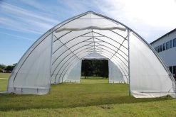 Deltacanopy Greenhouse 40'x20' - Clear With Pointed Arch