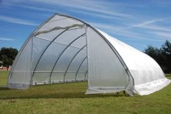 Deltacanopy Greenhouse 40'x20' - Clear With Pointed Arch