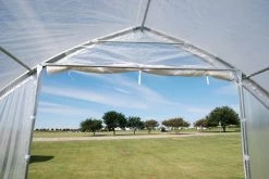 Deltacanopy Greenhouse 40'x20' - Clear With Pointed Arch