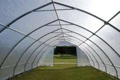 Deltacanopy Greenhouse 40'x20' - Clear With Pointed Arch