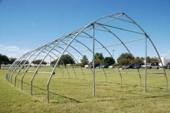 Deltacanopy Greenhouse 40'x20' - Clear With Pointed Arch