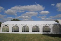 Delta Canopy Budget PE Party Tent 40'x20' With Waterproof Top Party Tents