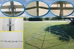 Delta Canopy Budget PE Party Tent 40'x20' With Waterproof Top Party Tents