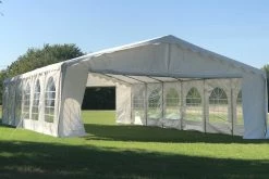 Delta Canopy Budget PE Party Tent 40'x20' With Waterproof Top Party Tents