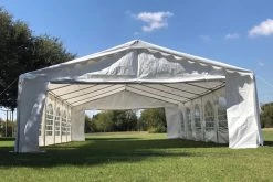 Delta Canopy Budget PE Party Tent 40'x20' With Waterproof Top Party Tents