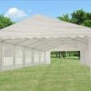Delta Canopy Party Tents PE Party Tent 40'x20' With Waterproof Top - White