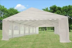 Delta Canopy Party Tents PE Party Tent 40'x20' With Waterproof Top - White