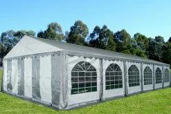 Delta Canopy Party Tents PE Party Tent 40'x20' - Blue, Green, Grey, Red