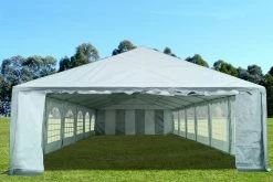 Delta Canopy Party Tents PE Party Tent 40'x20' - Blue, Green, Grey, Red