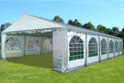 Delta Canopy Party Tents PE Party Tent 40'x20' - Blue, Green, Grey, Red