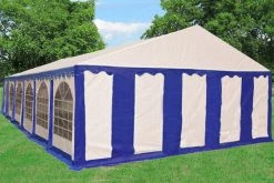 Delta Canopy Party Tents PE Party Tent 40'x20' - Blue, Green, Grey, Red