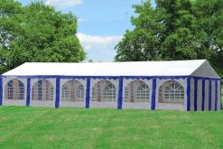 Delta Canopy Party Tents PE Party Tent 40'x20' - Blue, Green, Grey, Red