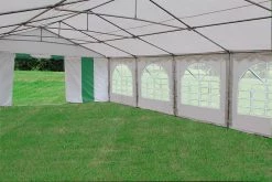 Delta Canopy Party Tents PE Party Tent 40'x20' - Blue, Green, Grey, Red
