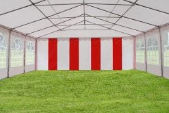 Delta Canopy Party Tents PE Party Tent 40'x20' - Blue, Green, Grey, Red