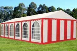 Delta Canopy Party Tents PE Party Tent 40'x20' - Blue, Green, Grey, Red