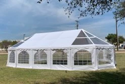 Delta Canopy 40'x21' PVC Marquee Party Tent With Clear Bay Windows