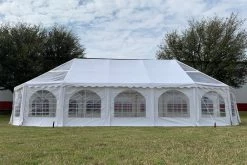 Delta Canopy 40'x21' PVC Marquee Party Tent With Clear Bay Windows