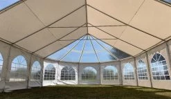 Delta Canopy 40'x21' PVC Marquee Party Tent With Clear Bay Windows