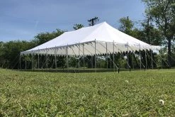 Delta Canopy Polyester Pole Tent 40'x25' - Fire Retardant Party Tent Party Tents