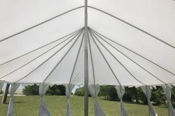 Delta Canopy Polyester Pole Tent 40'x25' - Fire Retardant Party Tent Party Tents