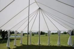 Delta Canopy Polyester Pole Tent 40'x25' - Fire Retardant Party Tent Party Tents