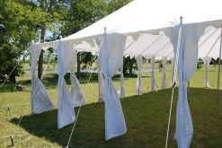 Delta Canopy Polyester Pole Tent 40'x25' - Fire Retardant Party Tent Party Tents